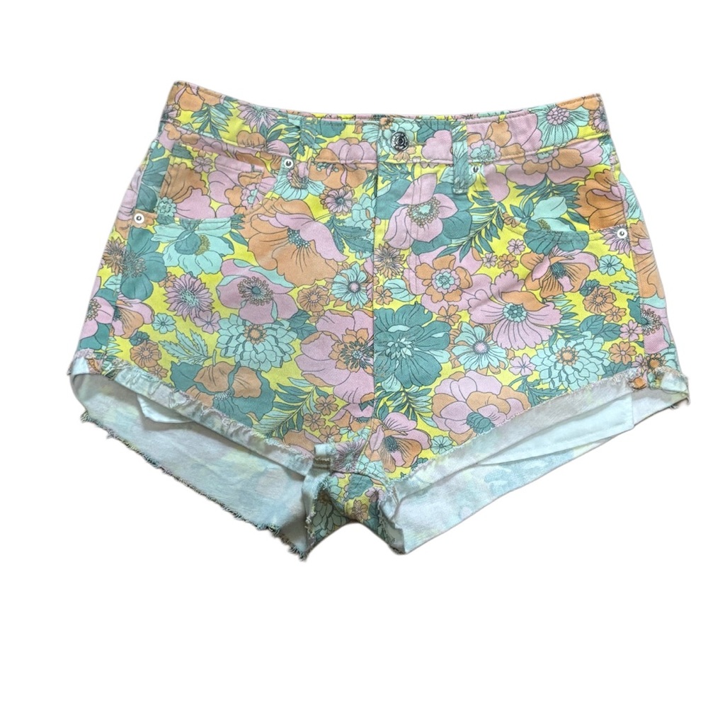 Wild Fable Bold Floral Print Shorts Size 8